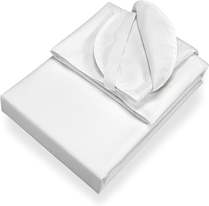 SETEX Molton/Frottee Matratzenschutz, Wendeauflage, 180 x 200 cm, Generation, Weiss, MOFR18020000100