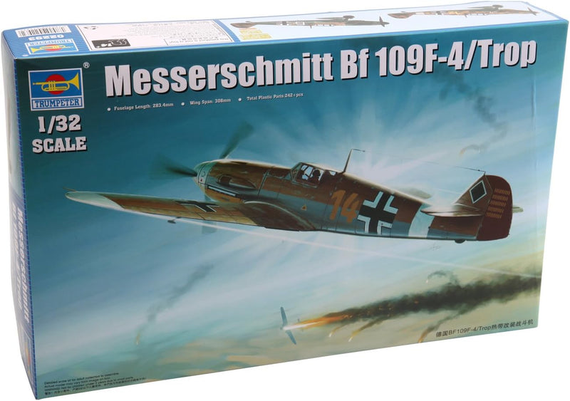 Trumpeter 02293 Modellbausatz Messerschmitt Bf109F-4/Trop