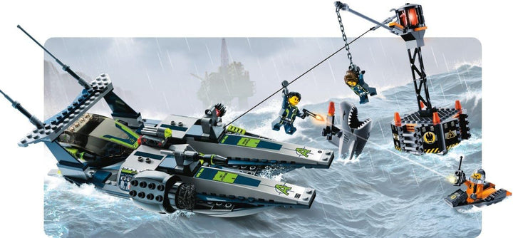 LEGO Agents 8633 - Mission 4: Rettung mit dem Speedboot