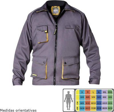 Chaqueta Gris/Amarillo Talla 56/58 XL