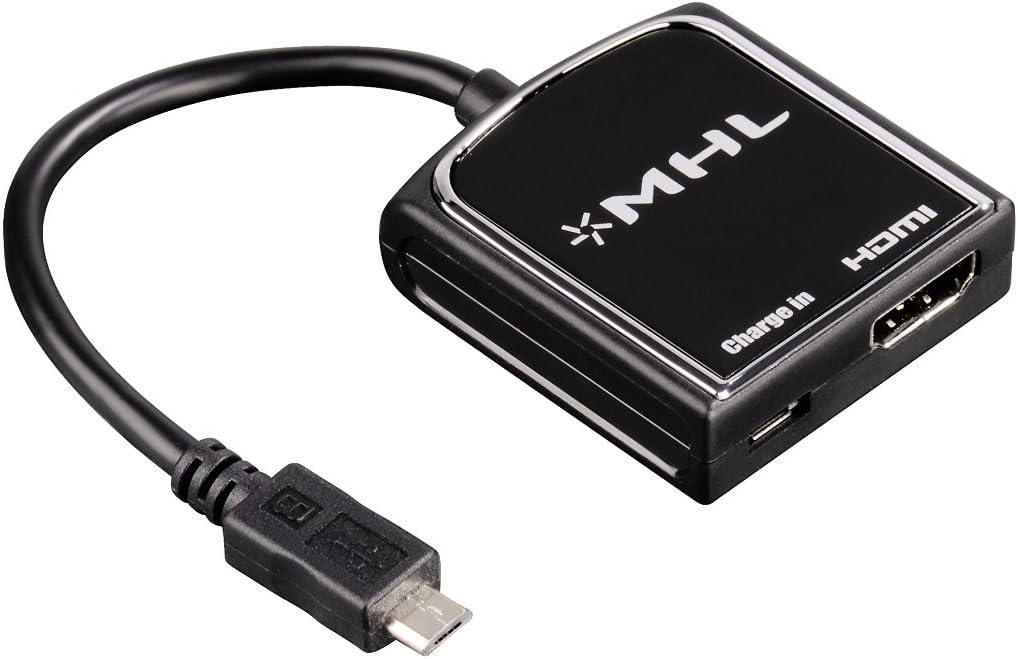 Hama MHL-Adapter (Handy/Smartphone an TV/Beamer mit HDMI-Eingang, Full-HD-Qualität)