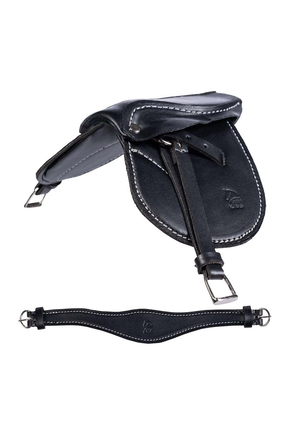 HKM Cuddle Pony Sattel Schwarz Einheitsgrösse