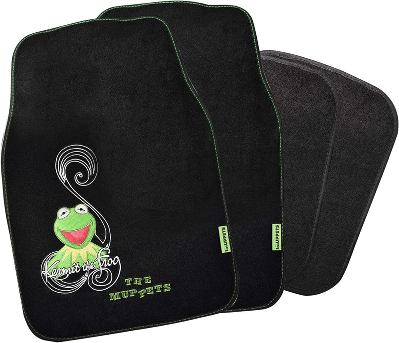 The Muppets Auto Fussmatten Set Bestickt 4-teilig, Auto Teppich universal, Automatte rutschfest, Sto