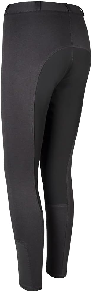 PFIFF 102290 Reithose Thea Kinder Damen Vollbesatz, elastischer Beinabschluss 36 Schwarz, 36 Schwarz