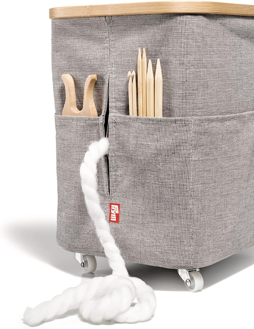 Prym 612055 Box Canvas & Multi faltbar grau, 38 x 26 x 37 cm