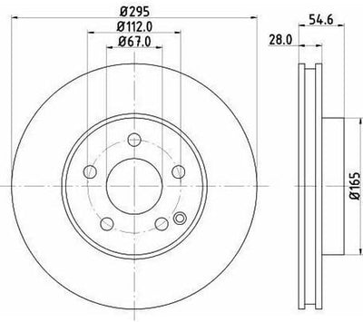 HELLA PAGID 8DB 355 018-731 Bremsbelagsatz - T5154 - Dicke/Stärke: 20mm - Bremssystem: Bosch - inkl.