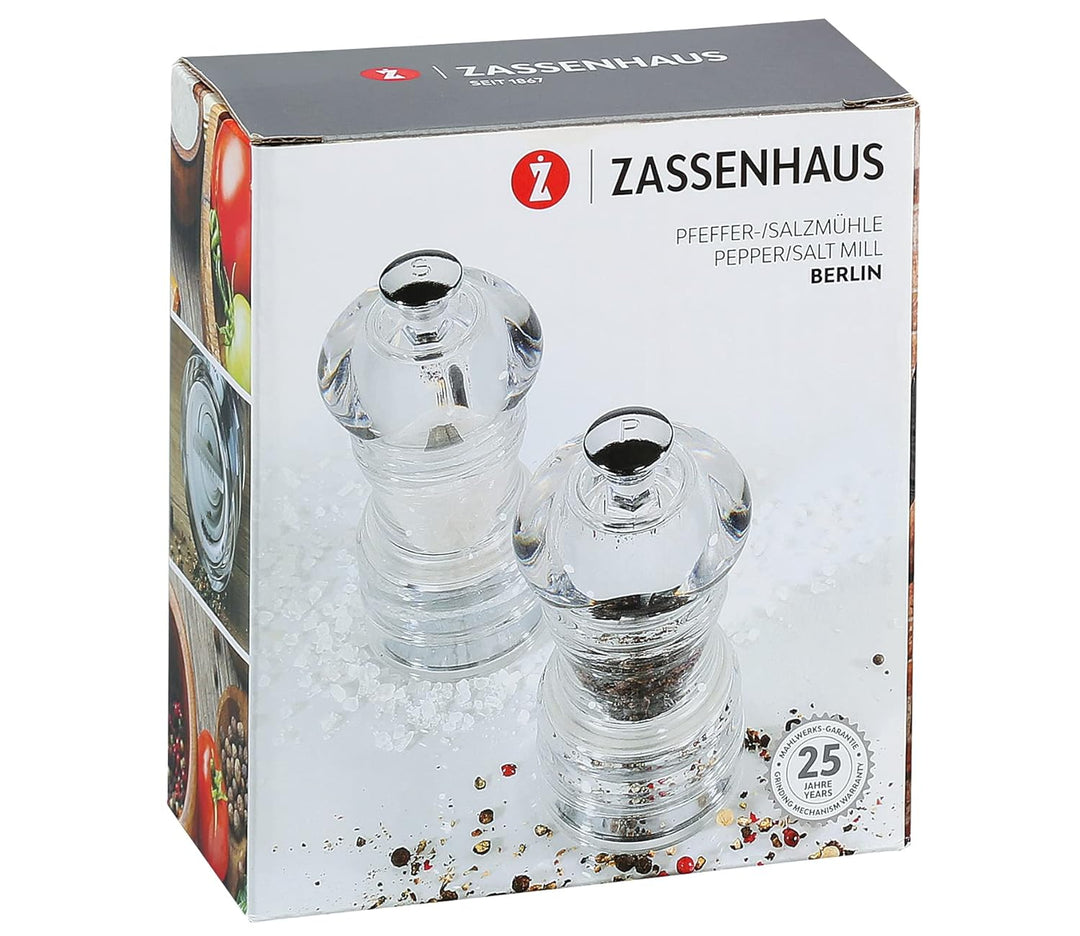 Zassenhaus Berlin Mühlen-Set grau 12 cm