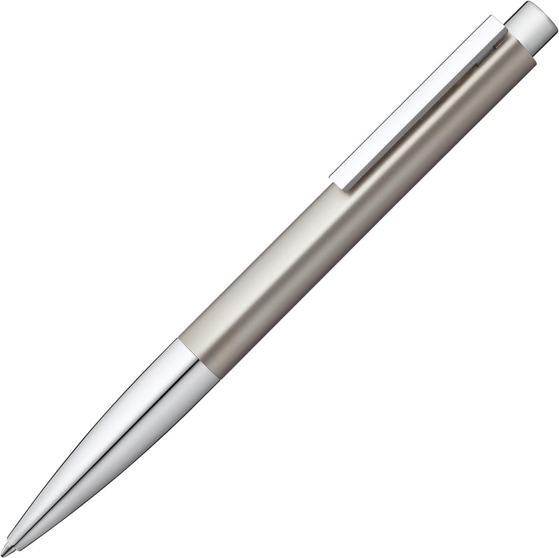 LAMY ideos Kugelschreiber 270 – hochwertiger Kuli aus Messinggehäuse mit Palladium-Veredelung mit ei