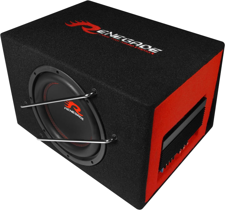 Renegade RXV1000A - 25 cm (10") Aktiv-Gehäuse-Subwoofer - integrierter Verstärker mit 400 W max. | C