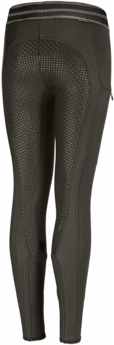Pikeur IDA ATHL. GR Kinder Reithose/Vollbesatz Grip blackolive Basic 164 Blackolive, 164 Blackolive