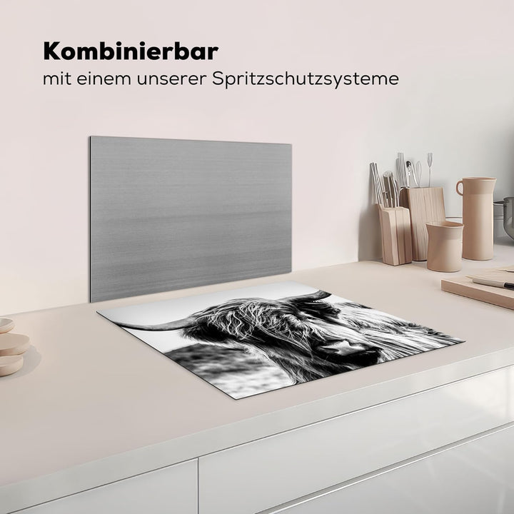 KitchenYeah© Herdabdeckplatte Einteilig Küche Herdabdeckung Ceranfeld Herdabdeckplatten Anti Rutsch