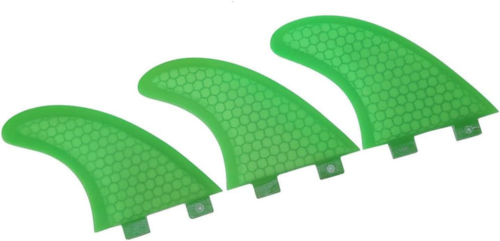 VGEBY1 Surfing Fins, Green 3 PCS Surfboard Fins Surfboard Fiberglas für Surfboards, Paddle Boards, K