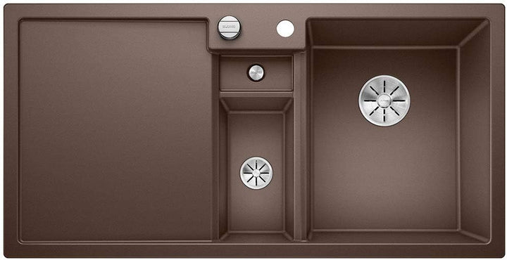 BLANCO COLLECTIS 6 S | SILGRANIT cafe | Einbauart: Einbau von Oben | Hauptbecken rechts | mit Ablauf