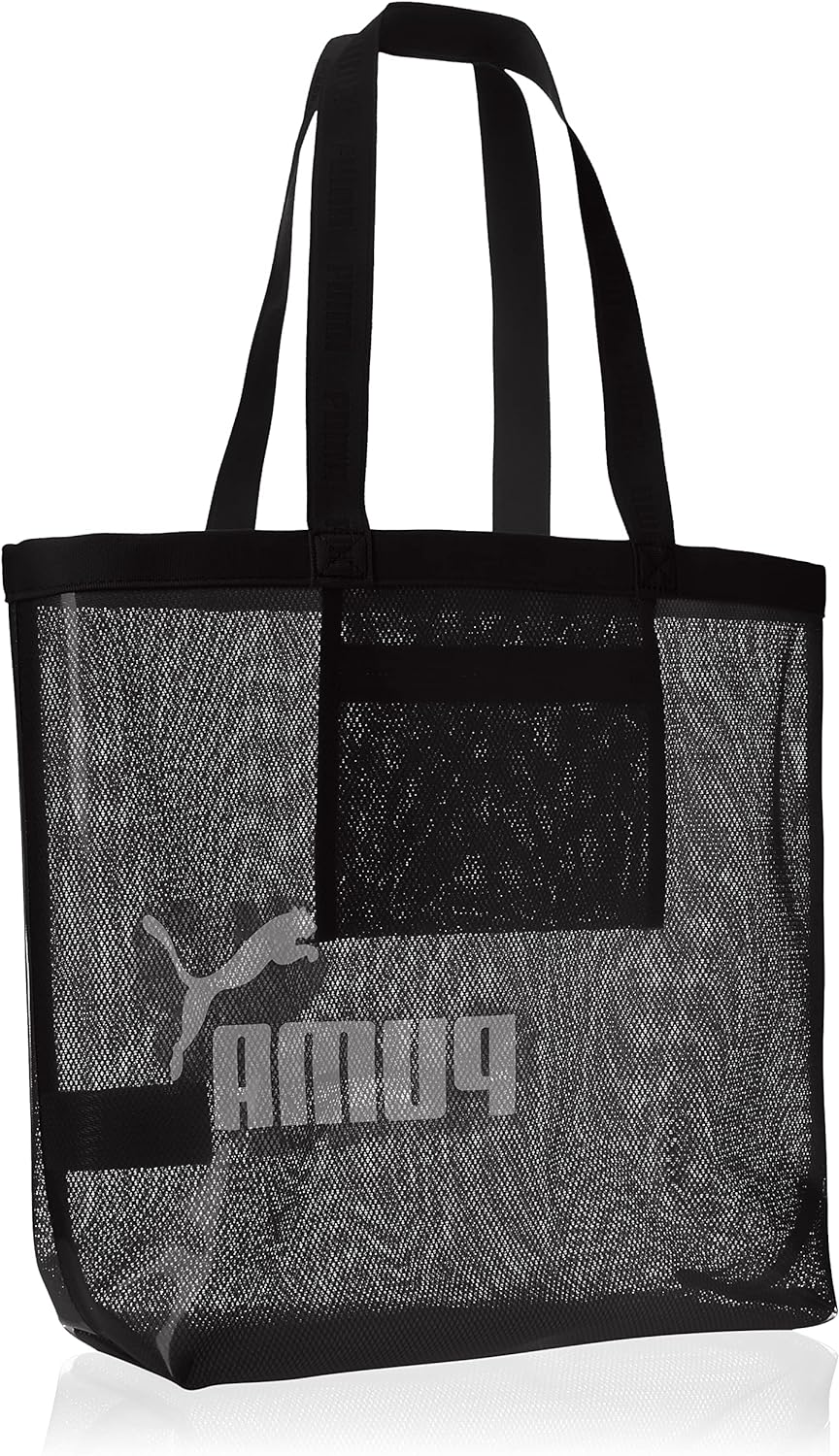PUMA Damen Core Transparent Shopper Schwarz, Einheitsgrösse