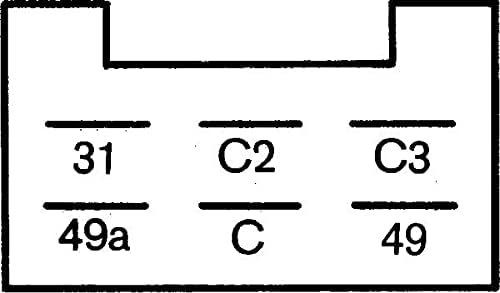 HELLA - Blinkgeber - 12V - 6-polig - gesteckt - elektronisch - ohne Halter - 4DN 008 768-101 Single,