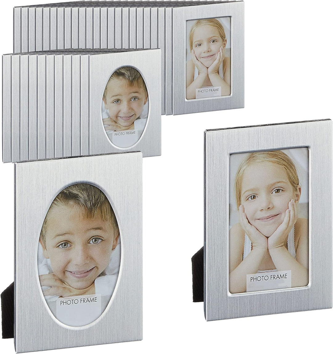 Cepewa Bilderrahmen DIY Medium 9x11cm│Bildgrösse 5,5x8 cm │Bildausschnitt oval/rechteckig (1 x 36er