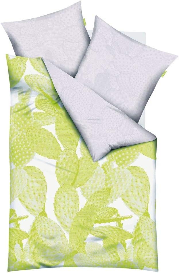 Must have Bettwäsche hellgrün-hellgrau Grösse 135x200 cm (80x80 cm) 135x200 cm + 80x80 cm Grün, 135x