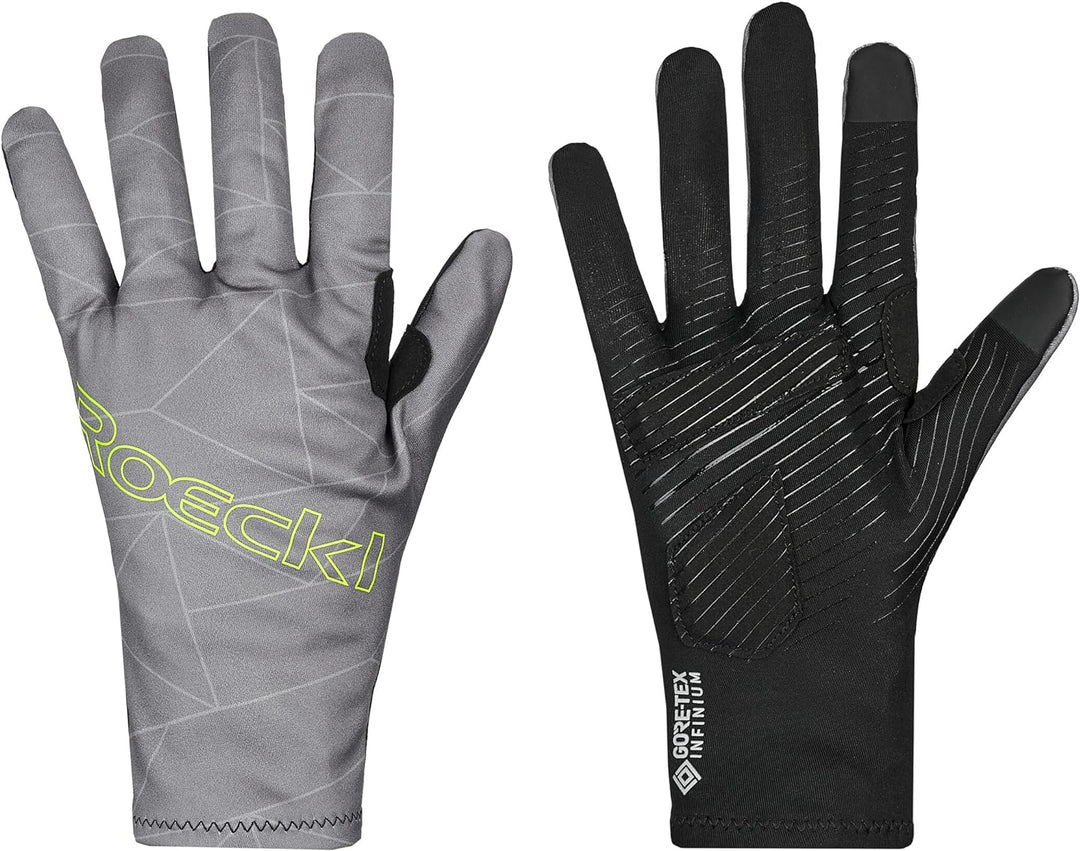 Roeckl Raccano Winter Fahrrad Handschuhe lang grau 2023 9.5, 9.5