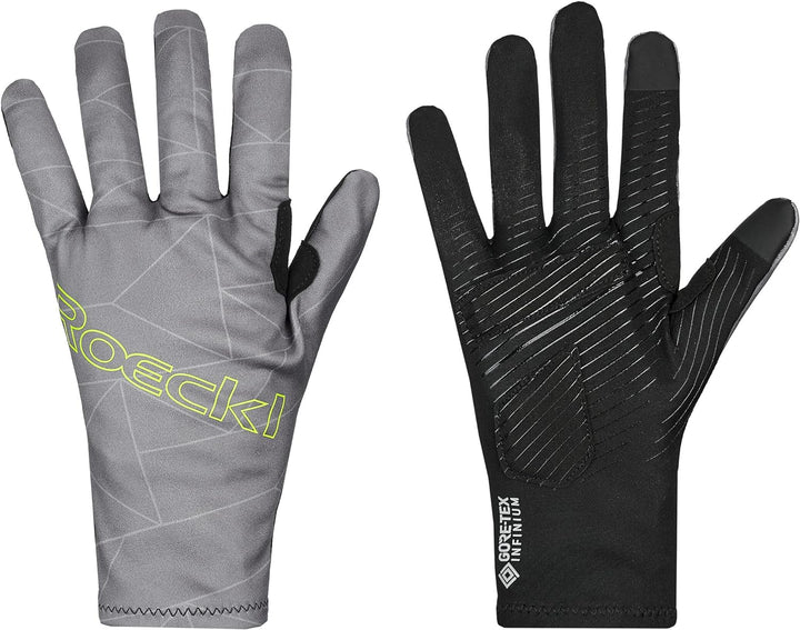 Roeckl Raccano Winter Fahrrad Handschuhe lang grau 2023 9.5, 9.5