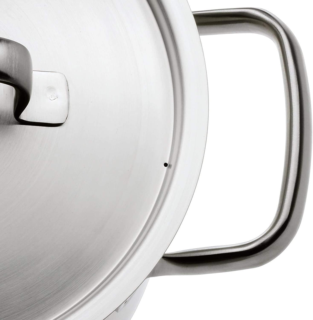 WMF Gourmet Plus Topfdeckel 16 cm, Metalldeckel, Cromargan Edelstahl mattiert, spülmaschinengeeignet