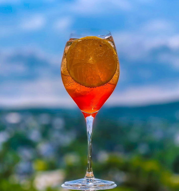 Topkapi Aperol Spritz Glas Hengsbach XL– Aperol Spritz Gläser, Cocktail Glas, 440ml, Profi-Glas Blei