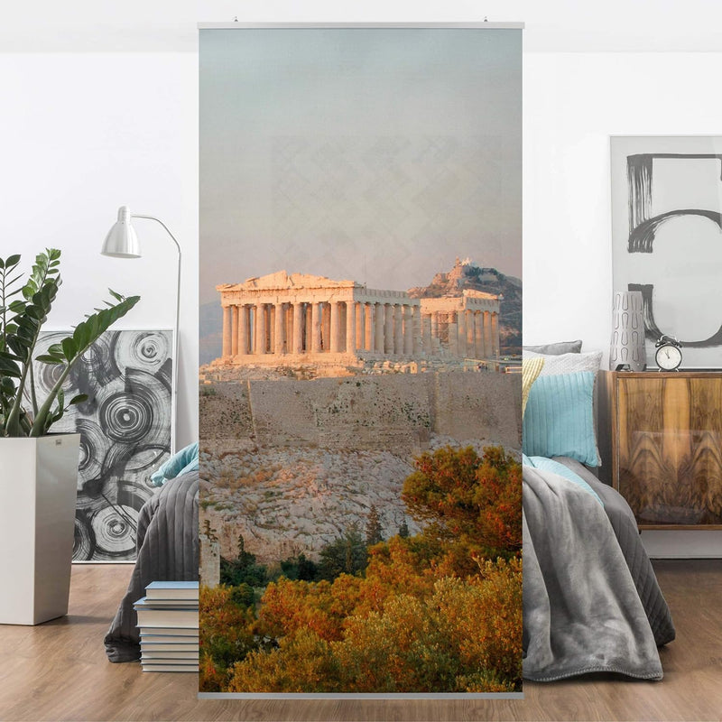 Bilderwelten Raumteiler Akropolis 250x120cm inkl. transparenter Halterung 250x120cm incl. transparen