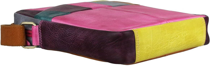 Greenburry Candy-Shop Umhängetasche Leder 21 cm Fuchsia, Fuchsia