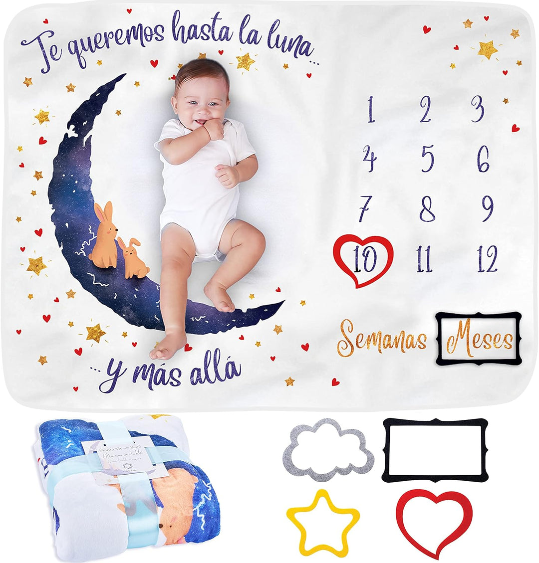 Milestone Blanket Moon Spanish (Moon)