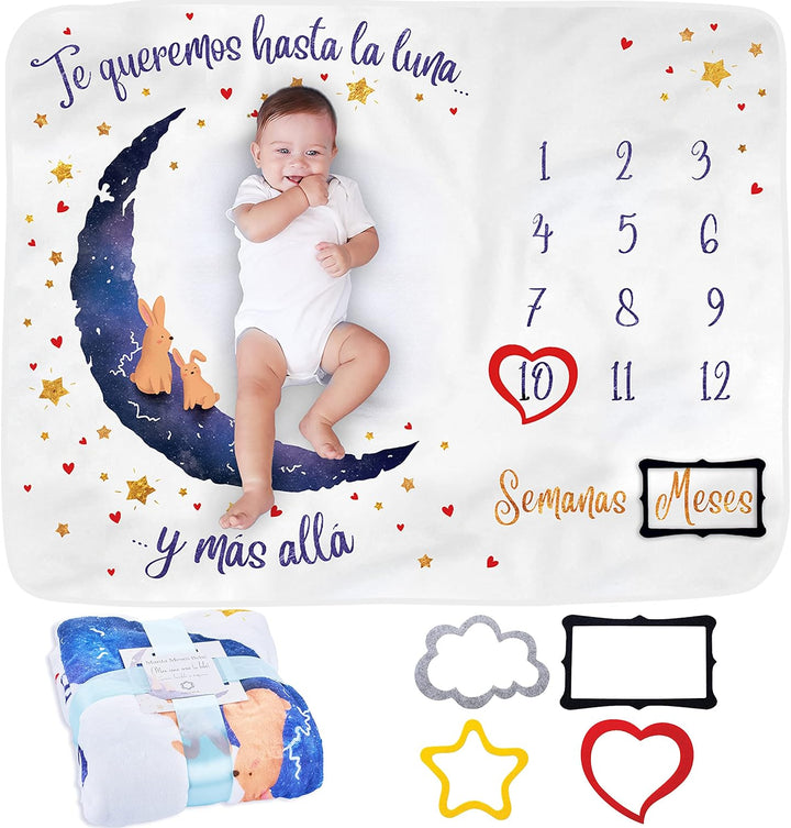 Milestone Blanket Moon Spanish (Moon)