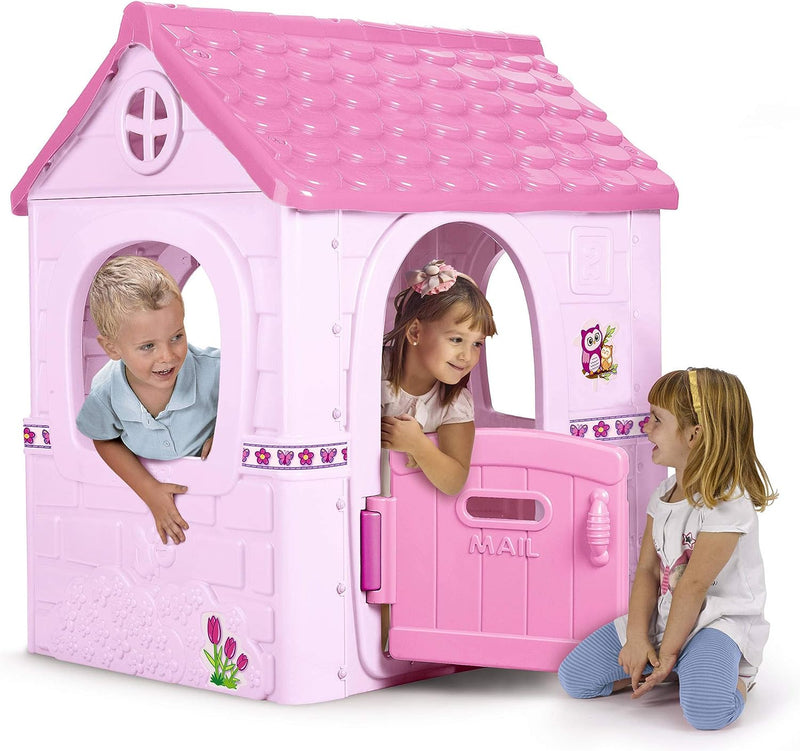 FEBER - Fantasy House Kinderspielhaus, Rosa, Famosa (800012222) Pinkes Haus, Pinkes Haus