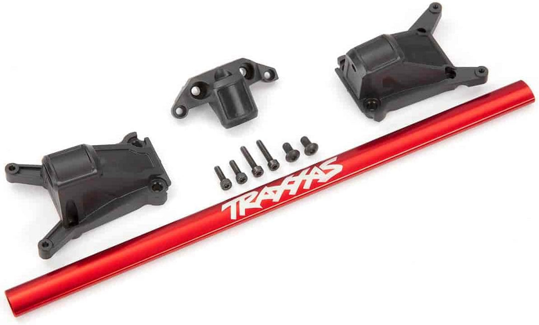 Traxxas 6730R – Karosseriestreben-Set, Aluminium, robust, Rot