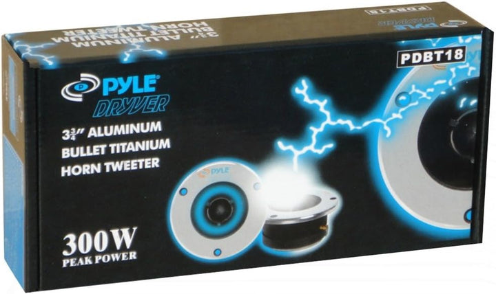 PAAR VON ÜBER TWEETER PYLE PDBT18 VON 300 WATT RMS E 600 WATT MAX ZU HEIRATEN VON 10,00 CM DI DIAMET