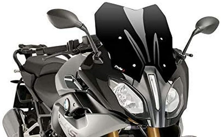 Puig 7616 N Racing Screen für BMW R1200 RS 15 "17-, N Schwarz, Schwarz