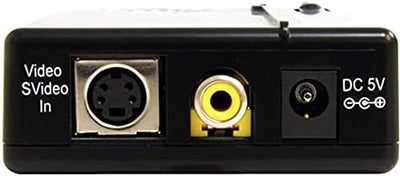 StarTech.com Composite und S-Video auf VGA Video Konverter mit Scaler - VGA zu RCA (YPbPr) Adapter -