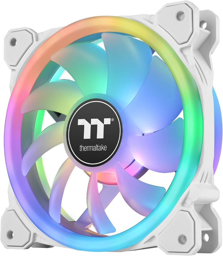 Thermaltake SWAFAN 12 RGB Radiator Fan TT Premium Edition White 3 Pack Weiss 120mm, Weiss 120mm