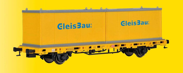 Kibri 26268 H0 Niederbordwagen der GleisBau