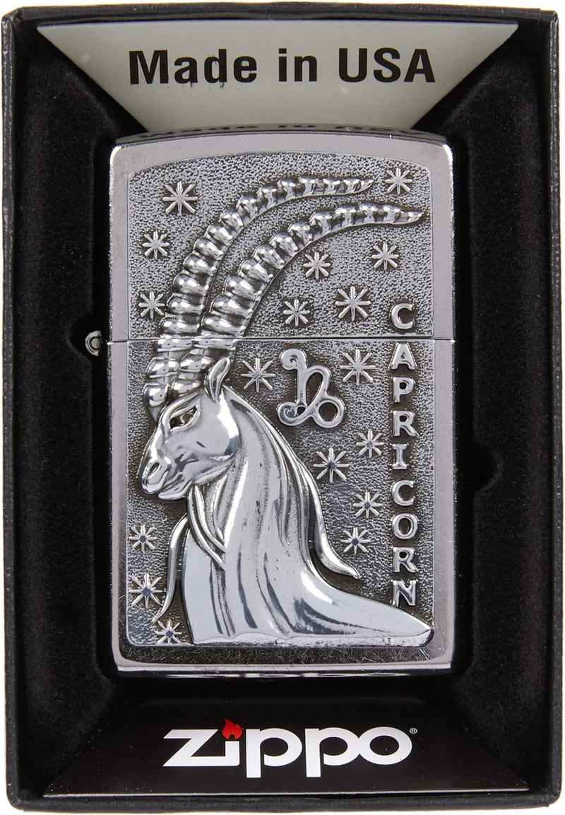 Zippo,2006506,PL AA8207 CapricornTierkr. V19 Feuerzeug,Messing, Design, 5,83,81,2