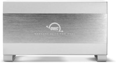 OWC Mercury Elite Pro Dual (0 TB) Dual-Bay RAID USB 3.2 (5Gb/s) + eSATA Externes Speichergehäuse für