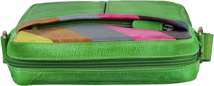 Greenburry Candy-Shop Umhängetasche Leder 21 cm Forest, Forest