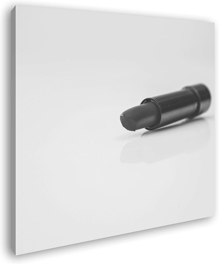 deyoli erotischer roter Lippenstift im Format: 70x70 Effekt: Schwarz&Weiss als Leinwandbild, Motiv a