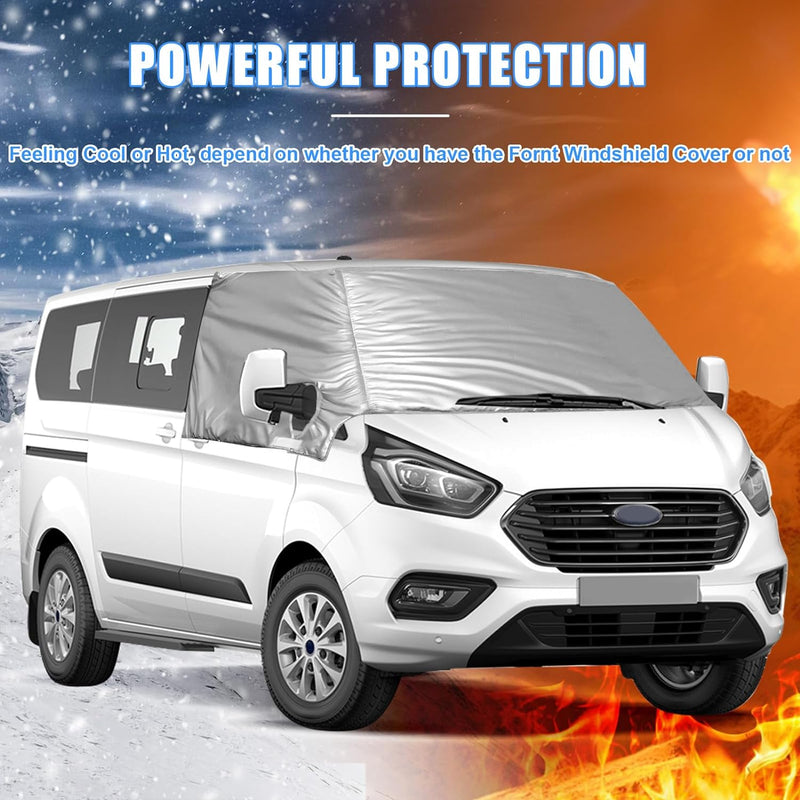 Auto Windschutzscheiben Abdeckung Ersatz für Ford Transit Custom 2012-2022, Frontscheiben Sonnenschu