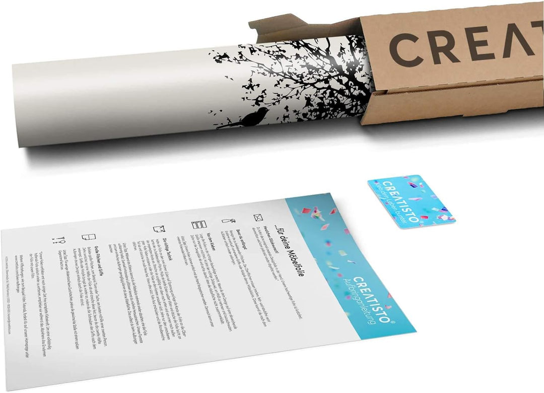 Fensterfolie Sichtschutz I Hochwertige Klebefolie für Fenster - Sticker I Deko Folie für Küche, Bad,