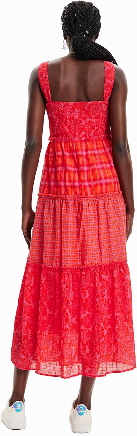 Desigual Damen Dress M Rot, M Rot