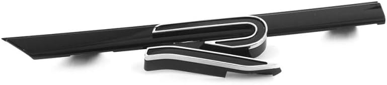 Volkswagen 5H0853679CFOD Schriftzug Kühlergrill Emblem Logo Plakette Clip, schwarz glänzend