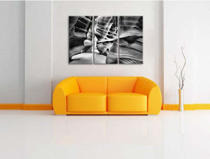 Pixxprint Antelope Canyon Arizona als Leinwandbild/Grösse: 3 Teilig (120x80) / Wandbild/Kunstdruck/f