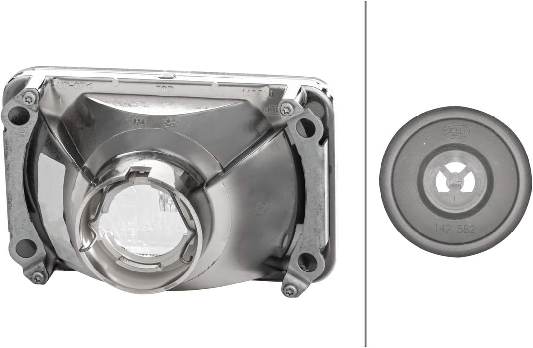HELLA 1AB 006 977-021 Halogen-Scheinwerfereinsatz, Hauptscheinwerfer - 12V - Einbau - links/rechts