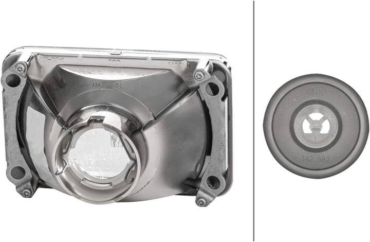 HELLA 1AB 006 977-021 Halogen-Scheinwerfereinsatz, Hauptscheinwerfer - 12V - Einbau - links/rechts