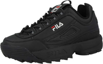 FILA Damen Disruptor Wmn Sneaker Sneaker Schwarz Black Black 12v 38 EU, Sneaker Schwarz Black Black