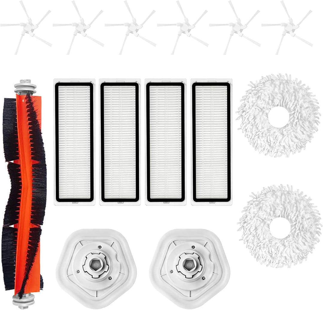 lohill Bürste Filter Wischtuch Ersatzteile Zubehör Set für Dreame Bot W10 W10 Pro Staubsauger Robote
