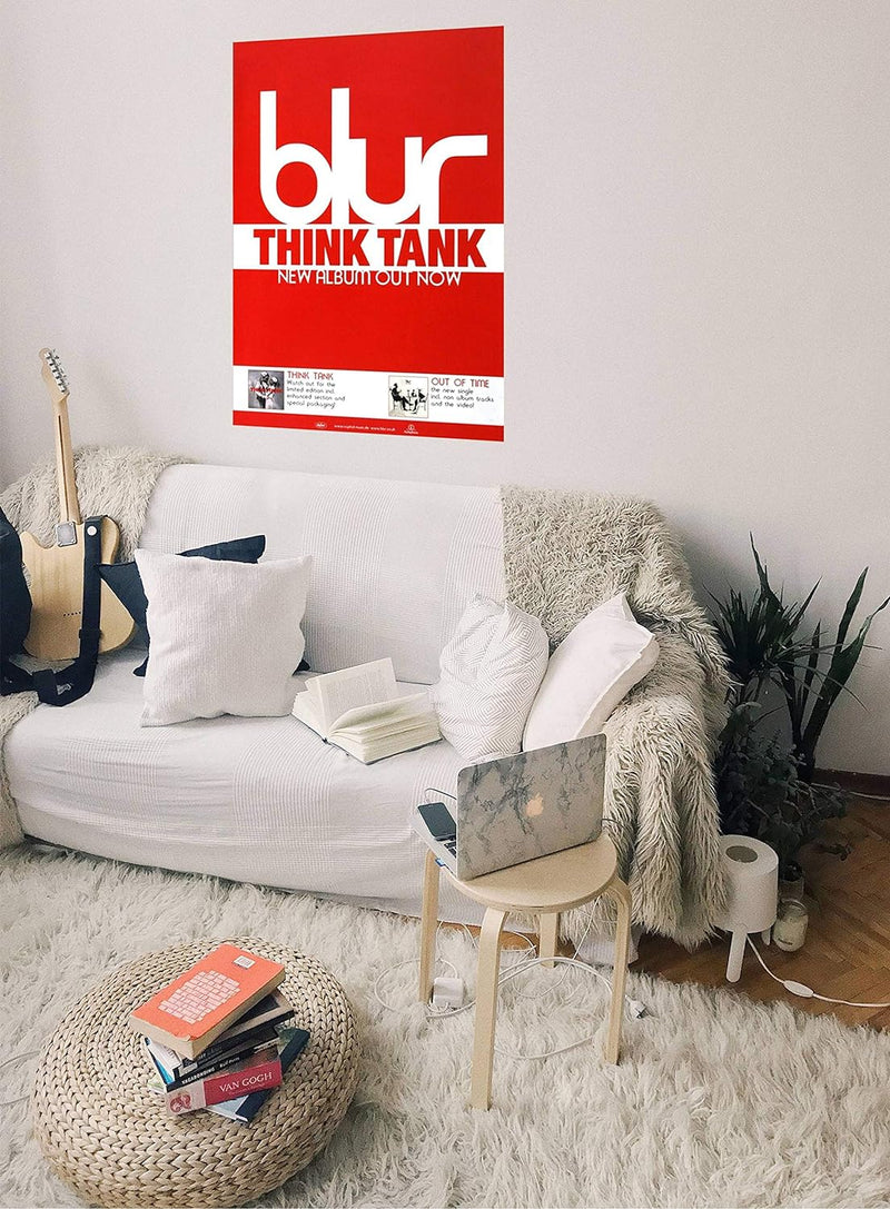 Blur - Think Tank, 2003 » Konzertplakat/Premium Poster | Live Konzert Veranstaltung | DIN A1 «